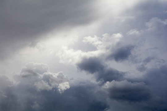 油画天空