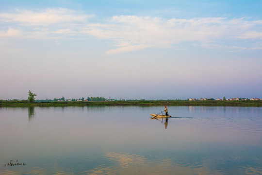 湖景