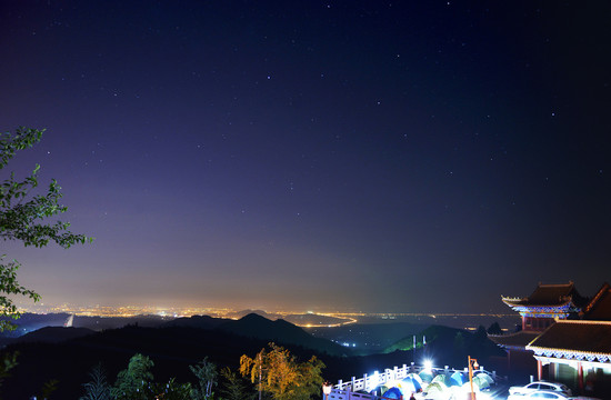 长沙黑麋峰夜景