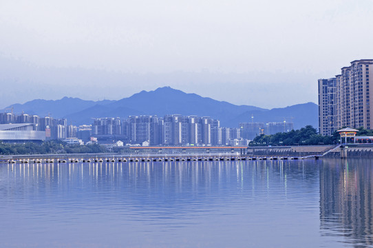 梅州梅江城市风景