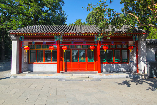 北京北海公园建筑