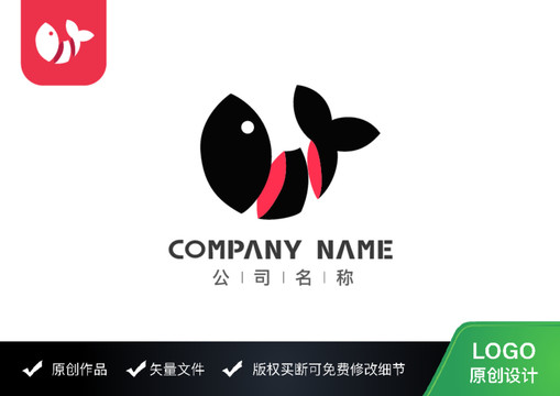 鱼logo