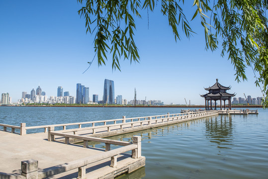 苏州金鸡湖高清全景