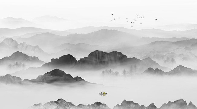 水墨山水