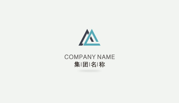 AA字母logo设计