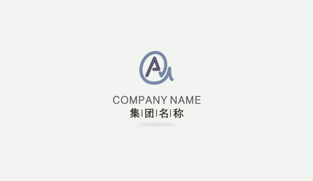 AA字母logo设计