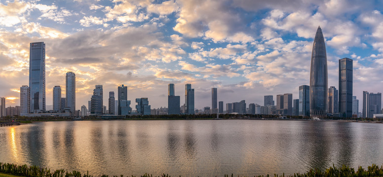 广东深圳湾南山区后海风景