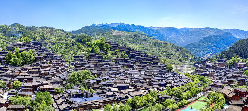 西江千户苗寨全景