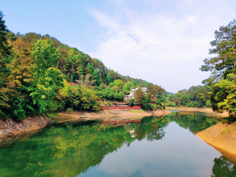 阳明湖山水风光