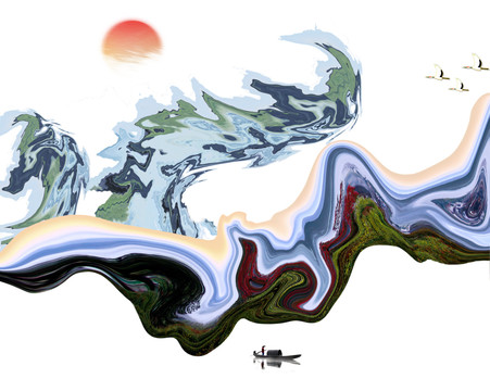 裝飾山水畫