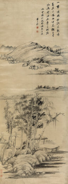 査士標(biāo)秋林野興圖