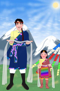 藏族人物