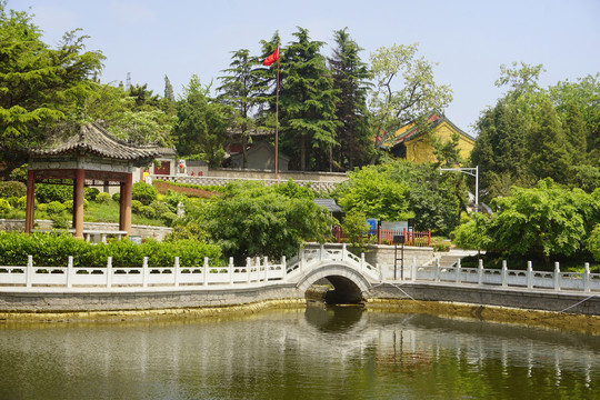 青岛湛山寺莲花池