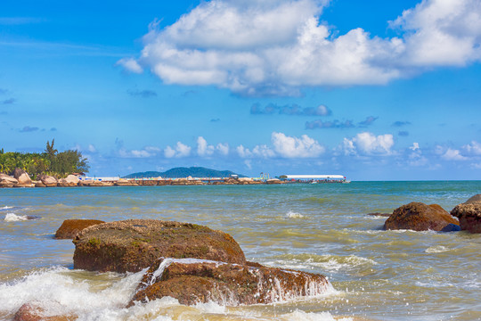 中国海南三亚天涯海角美景