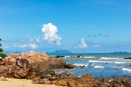 中国海南三亚天涯海角美景