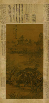 謝時臣蘇堤聯(lián)驃圖