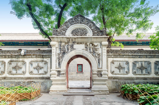 北京恭王府花园古建筑