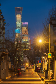 北京城市夜景