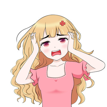 手繪美女