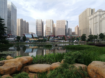 贵阳城市绿化建筑融合景观
