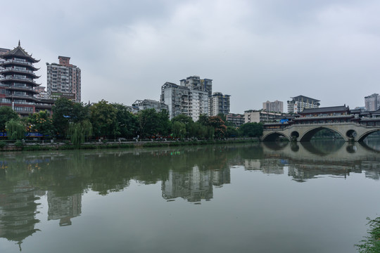 成都九眼桥街景