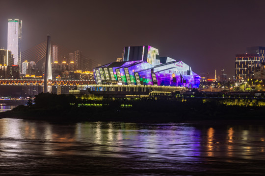 重庆大剧院夜景