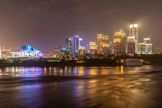 重庆全景大画幅夜景