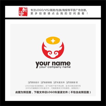 牛头古铜钱金融科技LOGO