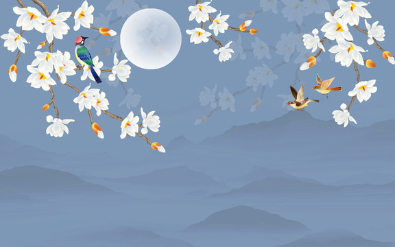 新中式花鳥