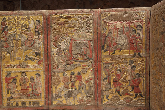 陕西历史博物院棺椁壁画