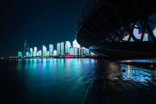 青岛城市夜景