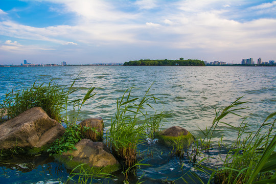 湖景