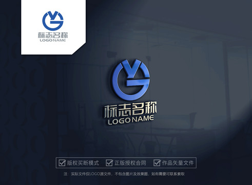 字母gy科技logo