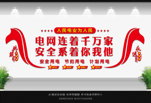 電網(wǎng)文化墻