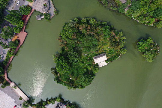 蜀冈风景区大明寺瘦西湖