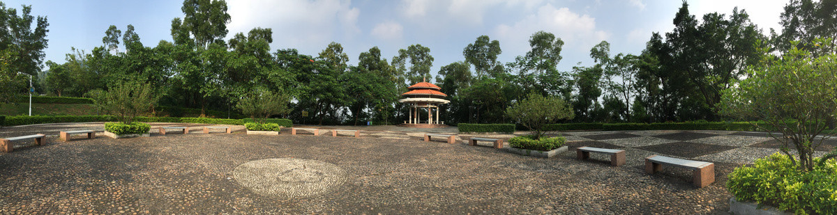 新会圭峰山健身公园全景