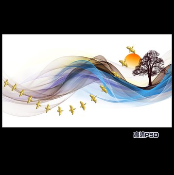 現(xiàn)代中式山水畫