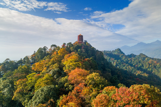 都江堰青城山秋色