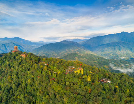 都江堰青城山秋色