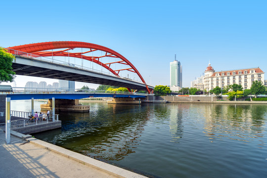 天津海河城市风光