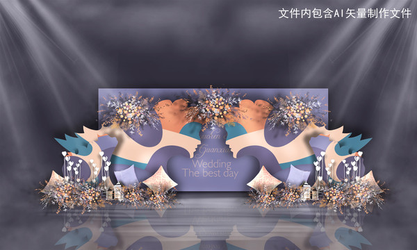莫蘭迪色系婚禮