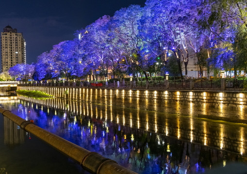 盘龙江夜景