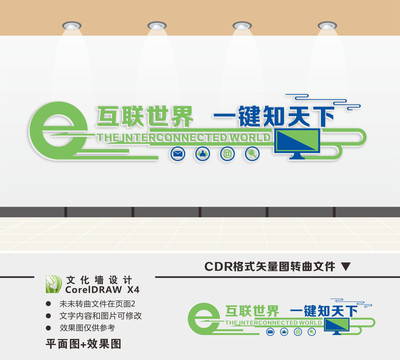 電子閱覽室文化墻