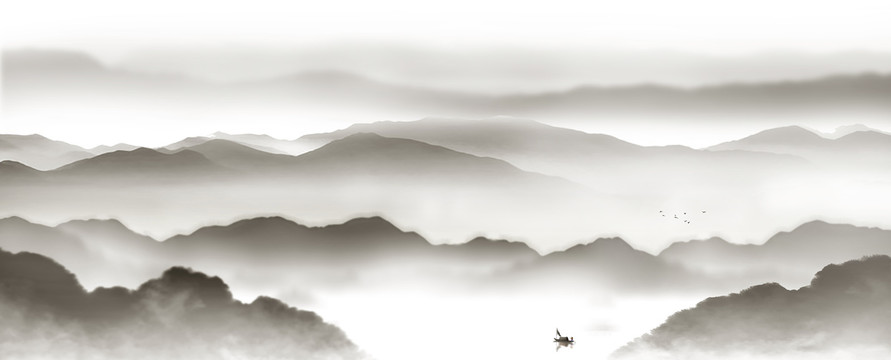 水墨山水