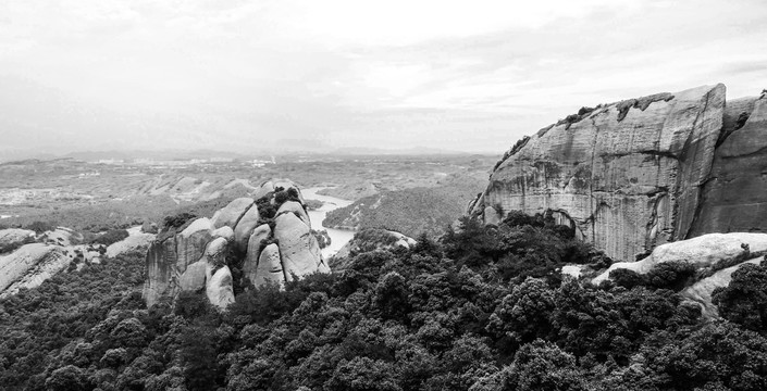 水墨远山