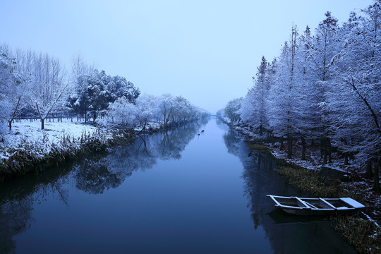 冬日雪景