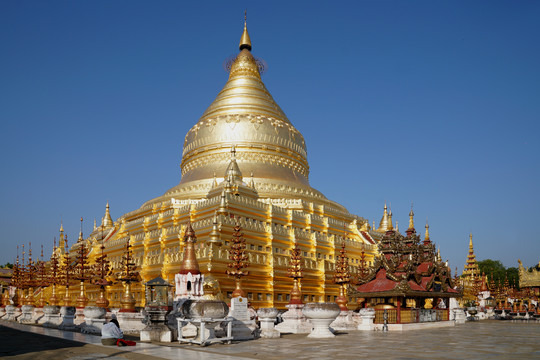 缅甸佛塔建筑