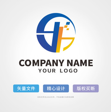 yh字母logo