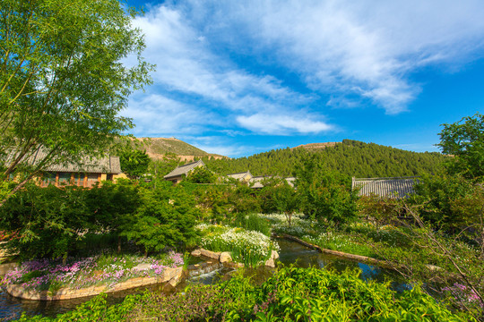 曲阜尼山书院风景