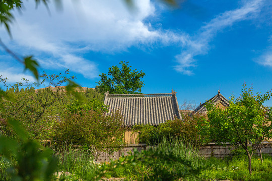 曲阜尼山书院风景